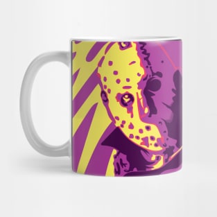 psychedelic Friday 13th  Be Careful Mug